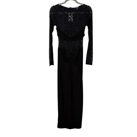 Lovers and Friends Kathryn Gown Lace Ruched Formal Evening Party Gala Elegant S - Picture 4 of 11